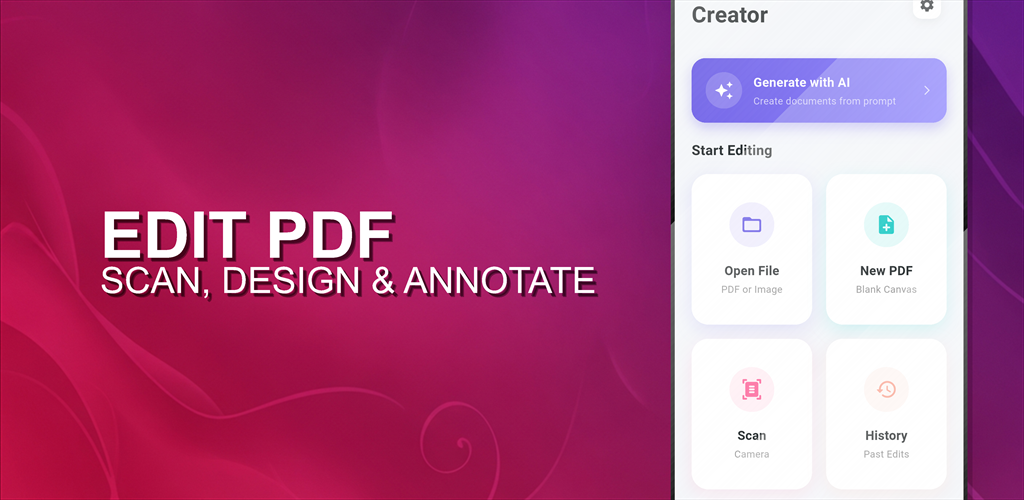 PDF Editor Feature Graphic